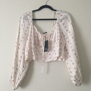Wild Fable Floral Crop Top